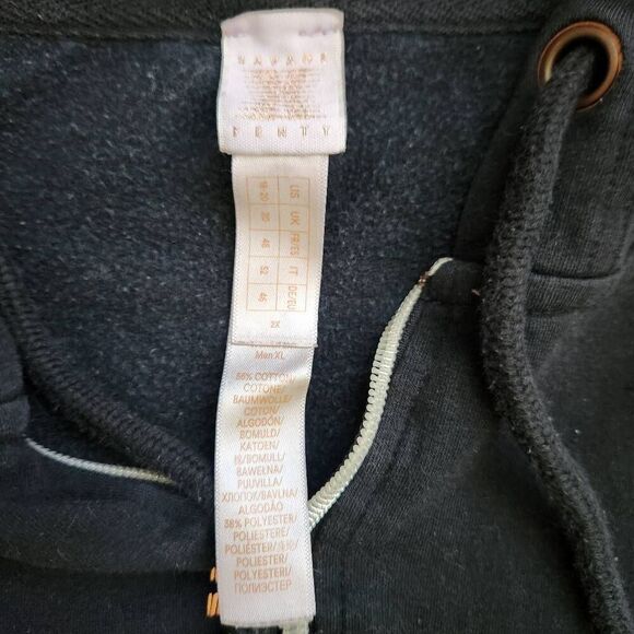 Savage Fenty Jumpsuit One Piece Womens 2XL Plus Mens XL Forever Savage Hooded Bl - Picture 7 of 8